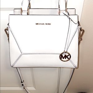 White Micheal Kors purse